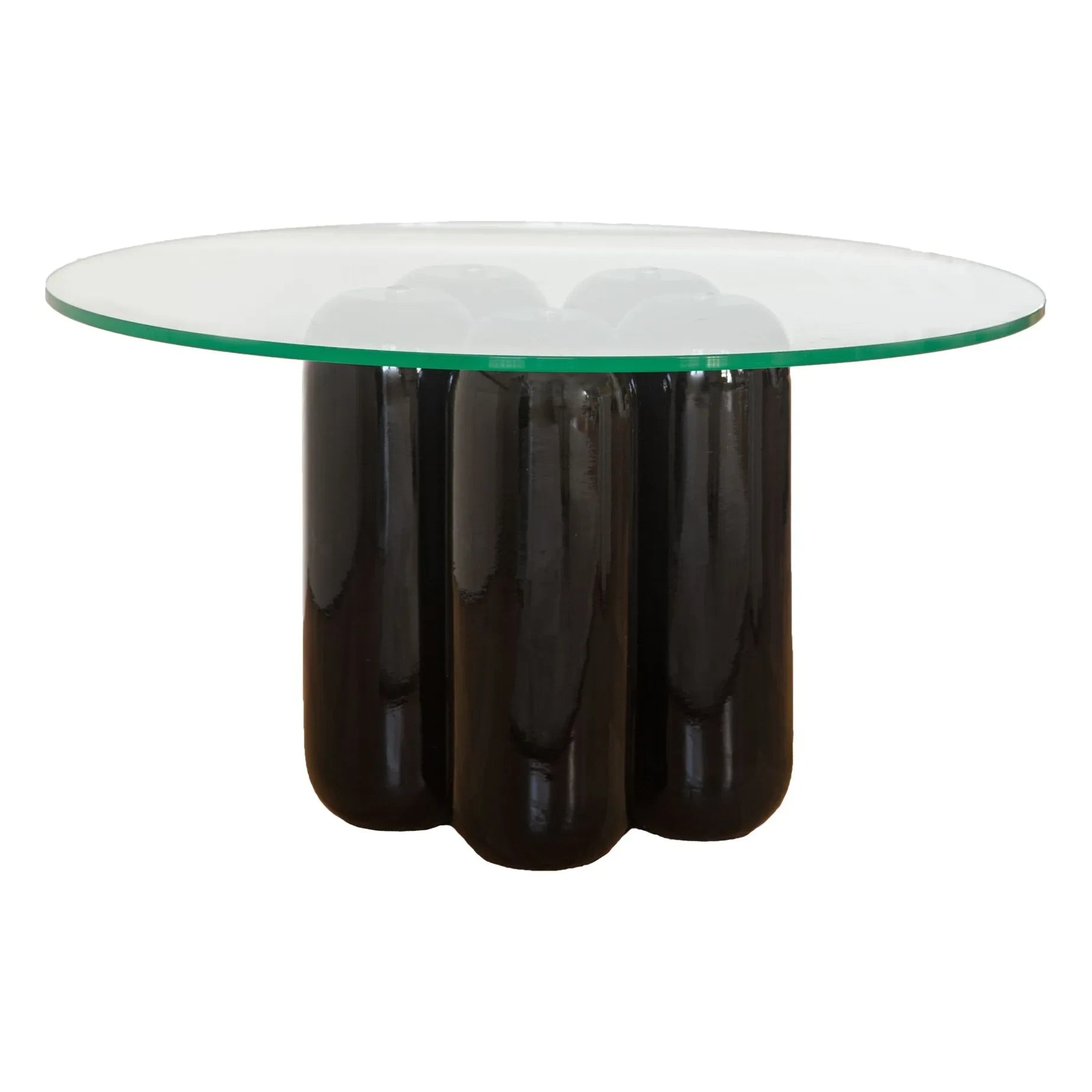 Cosin - Coffee table with glass top | Black
