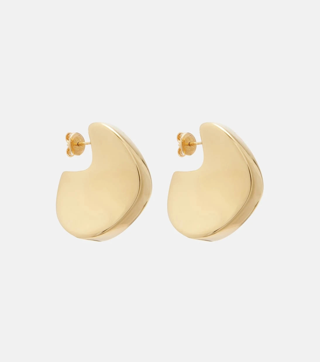 Bottega Veneta - 18kt gold-plated sterling silver earrings