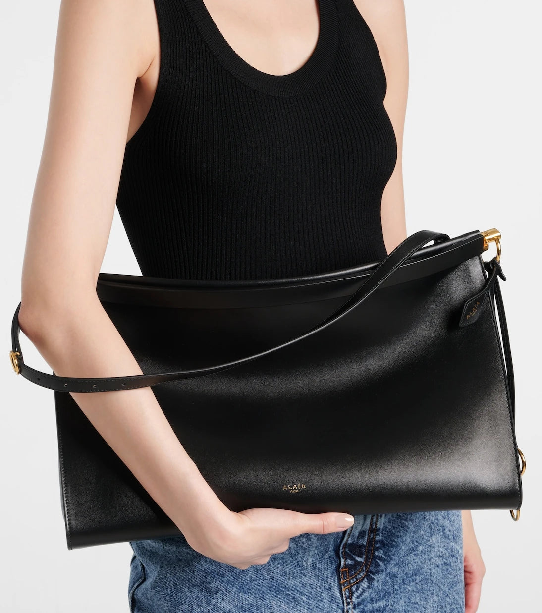 Alaïa - Le Click Large leather shoulder bag