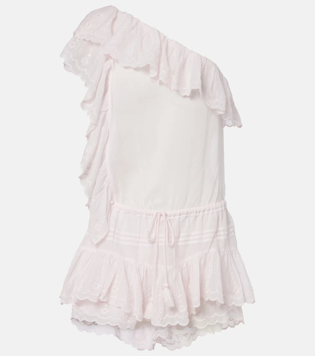 Marant Etoile - Lalia embroidered ruffled minidress