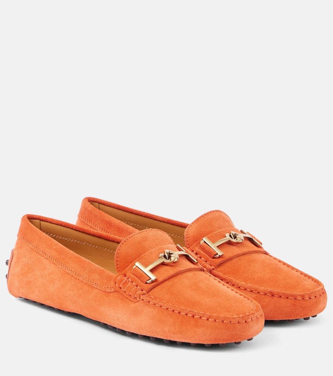 Tod's - T-Ring suede loafers