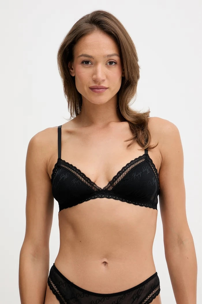 HUGO триъгълен сутиен LACY TRIANGLE P