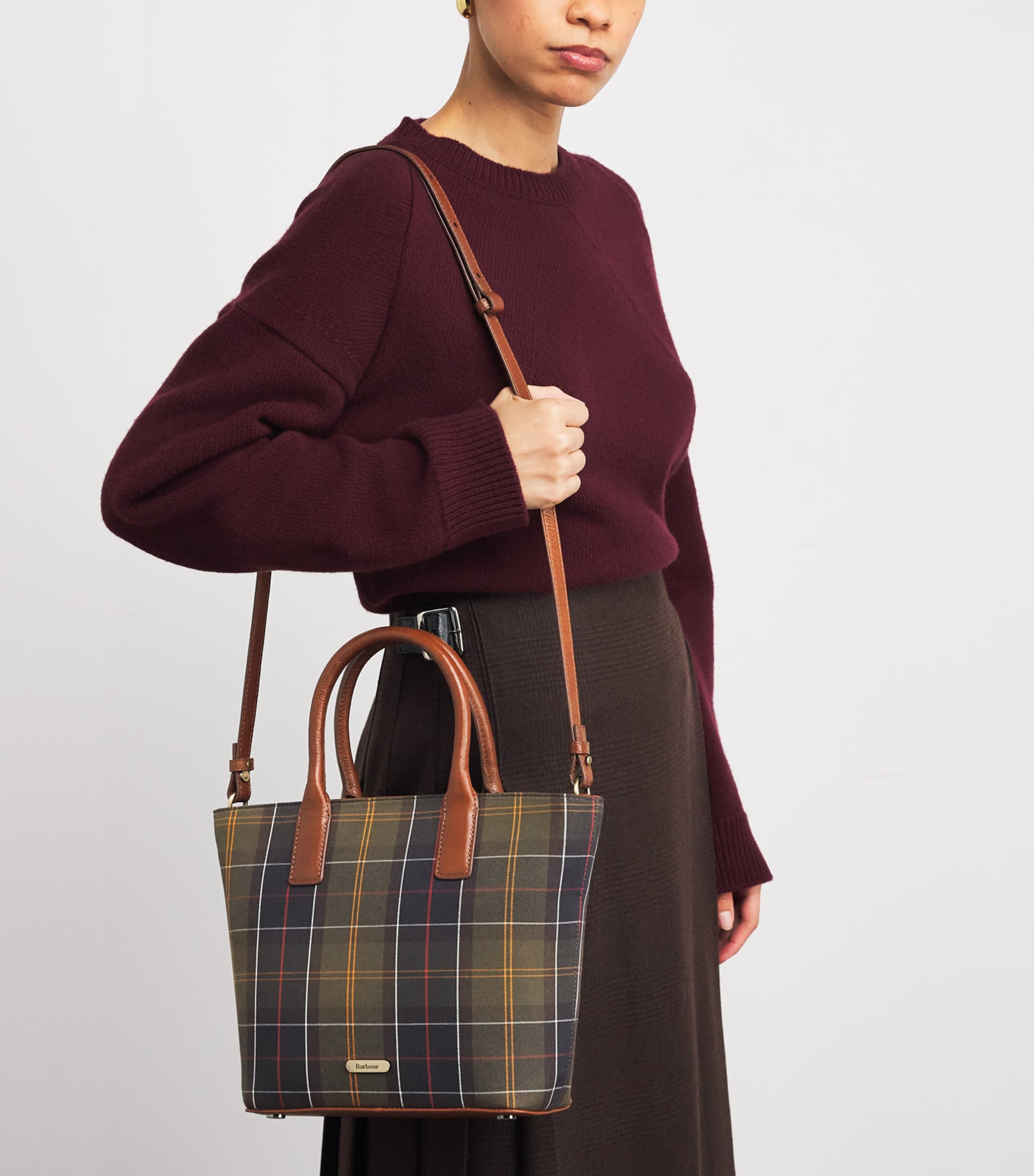 Tartan Birch Tote Bag