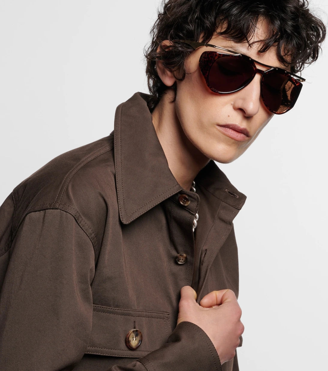 Saint Laurent - SL M137 Amelia aviator sunglasses