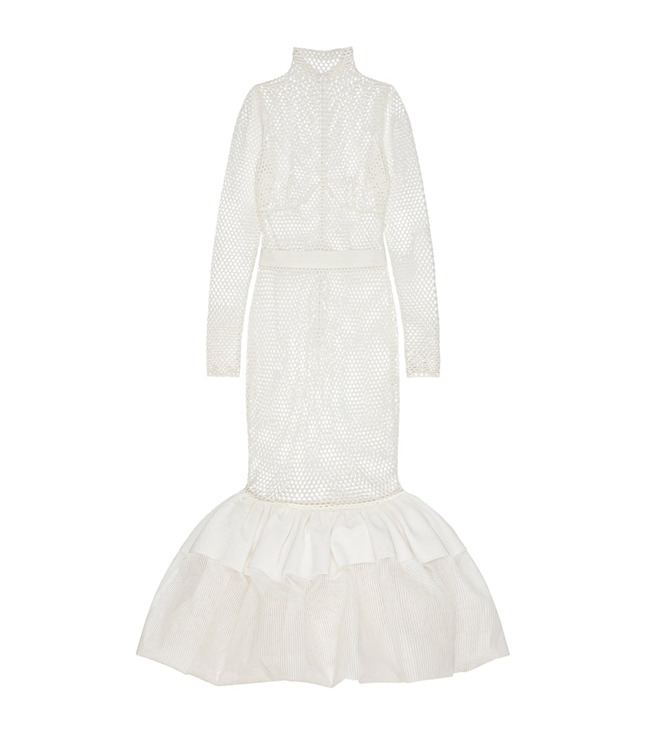 Givenchy White Knit Midi Dress