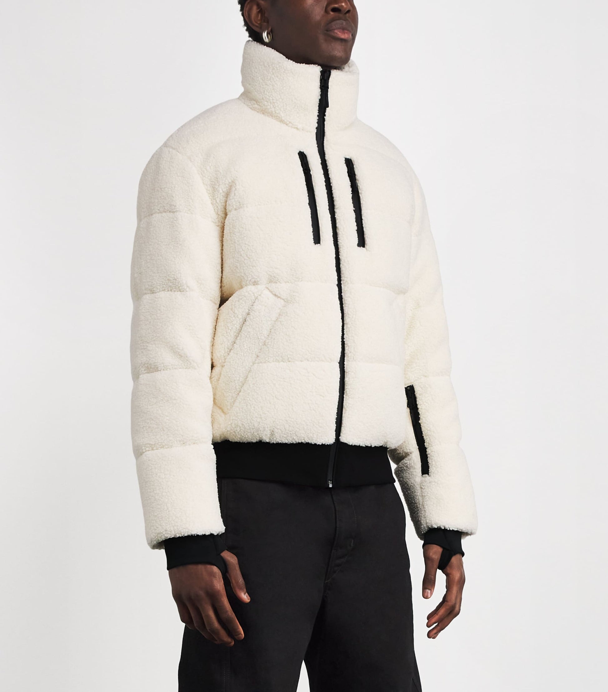 Fleece Shepard Down Teddy Jacket