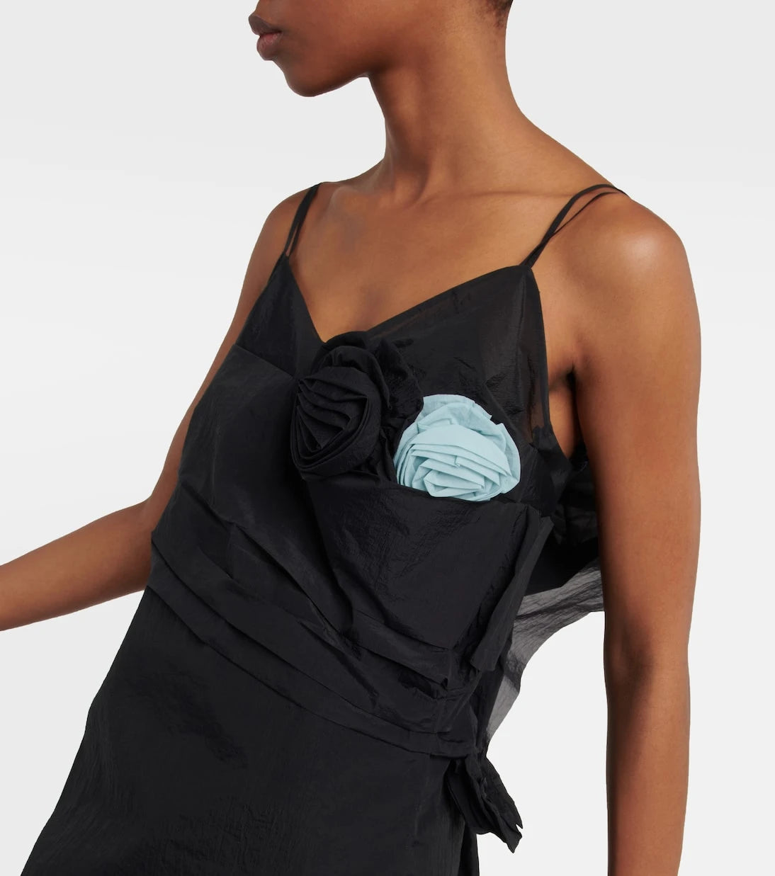 Prada - Embellished draped gown