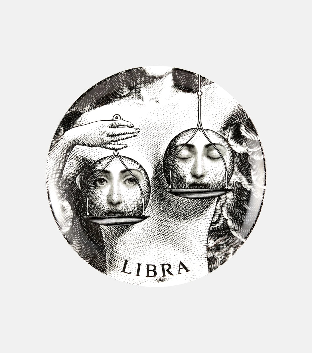 Fornasetti - Tema E Variazioni N.354 Libra wall plate