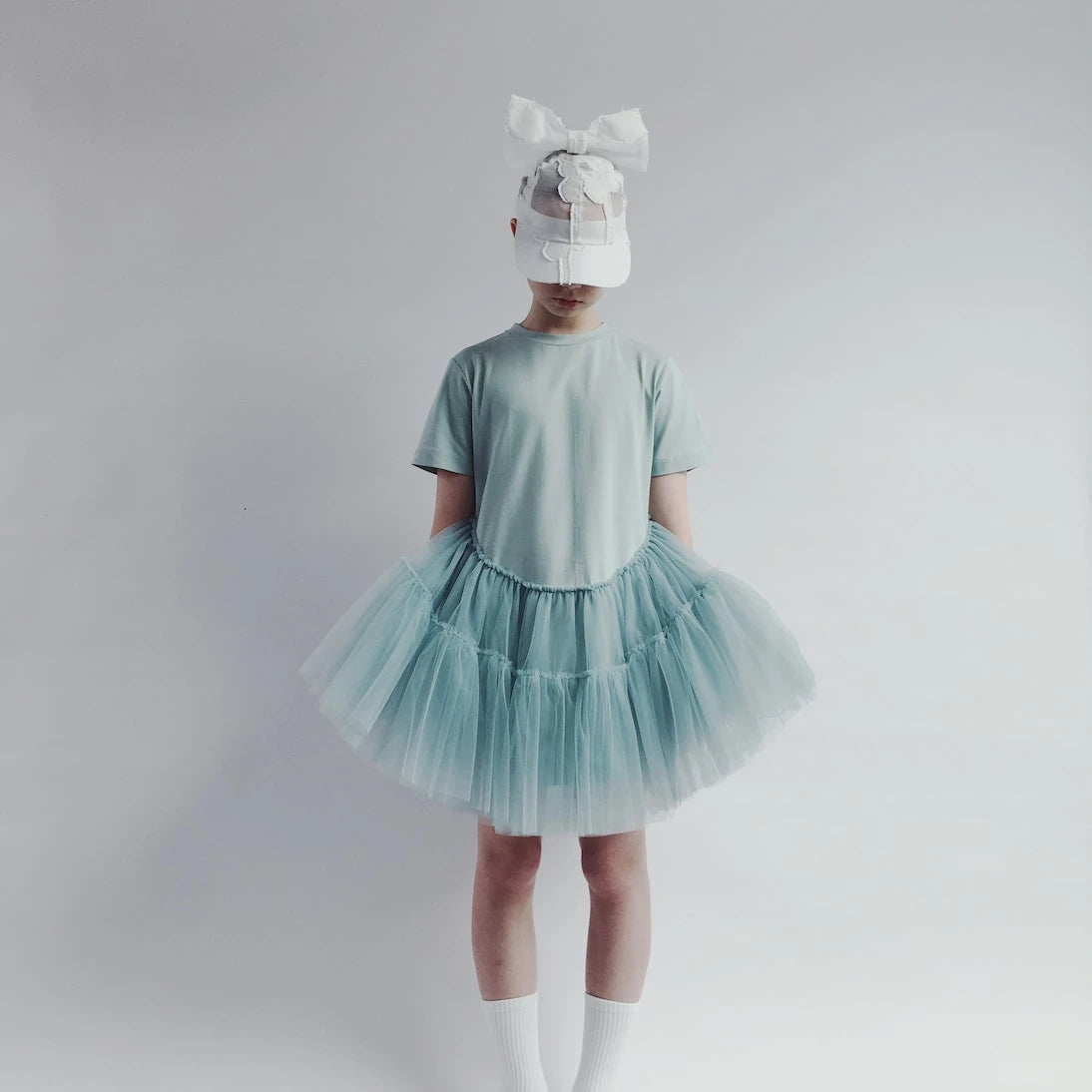 Caroline Bosmans - Jersey and tulle dress