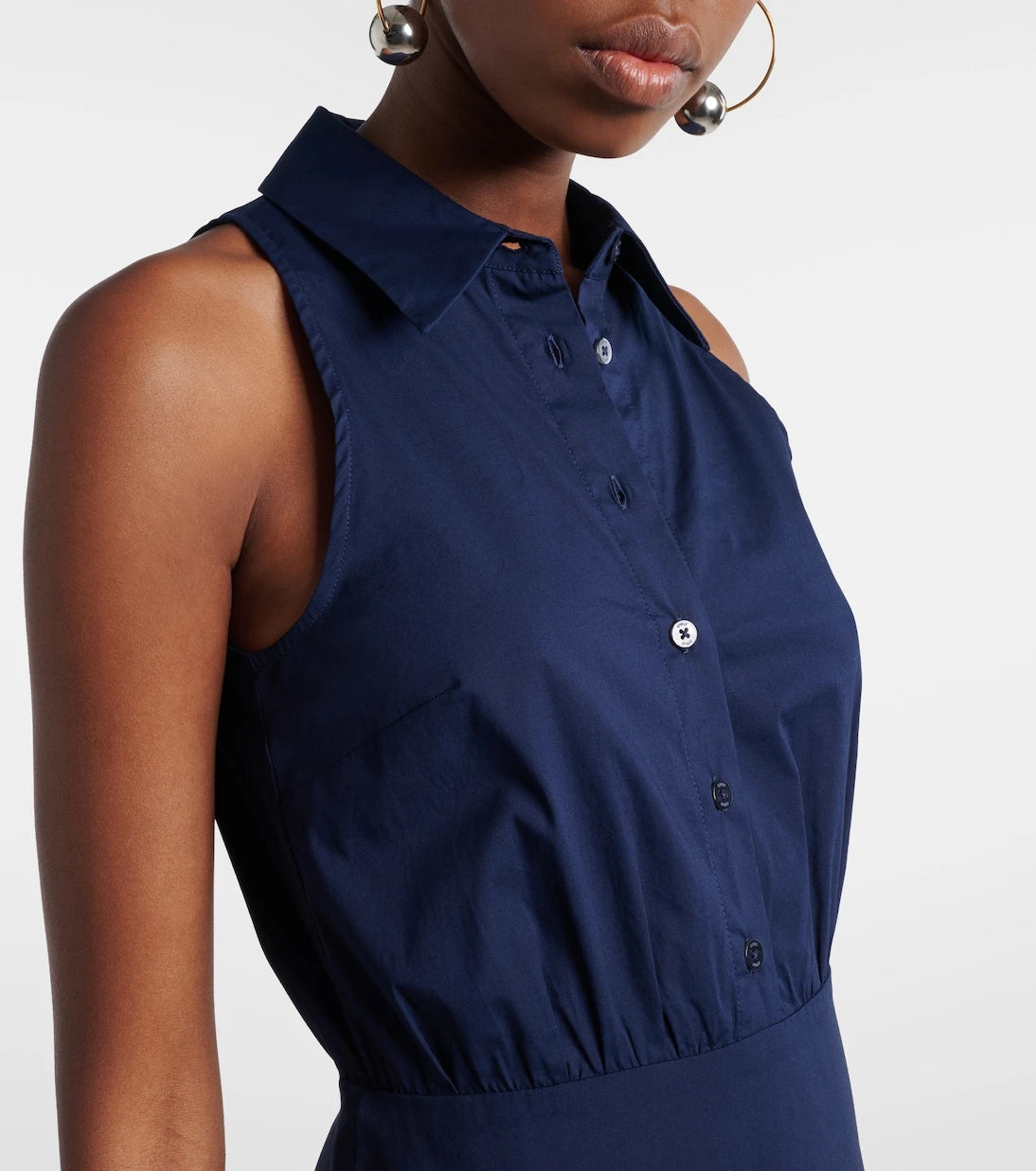 Staud - Romy cotton midi dress