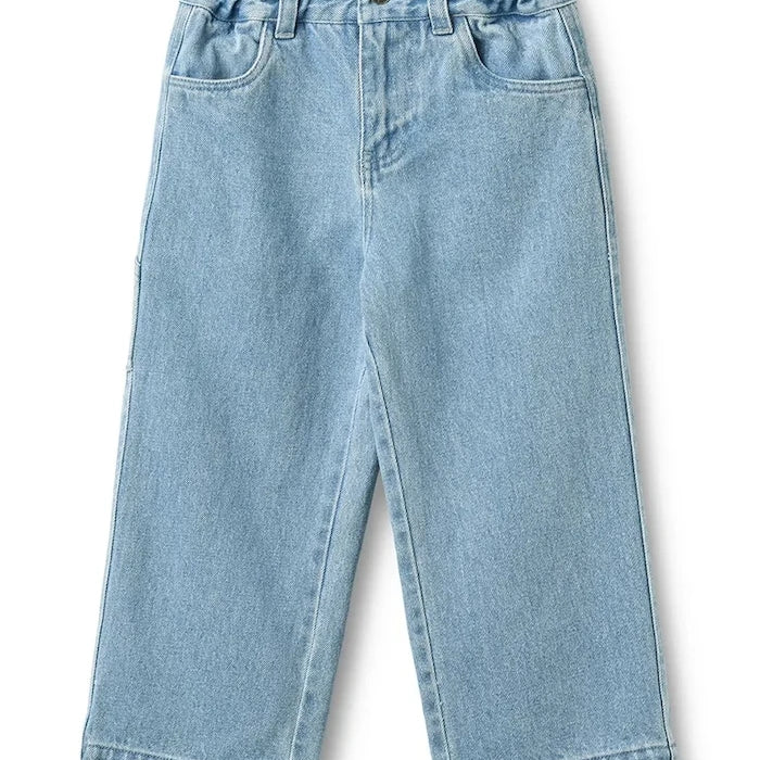 Çocuklar için bol kot pantolon