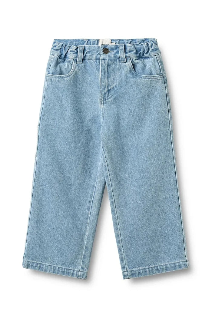 Çocuklar için bol kot pantolon