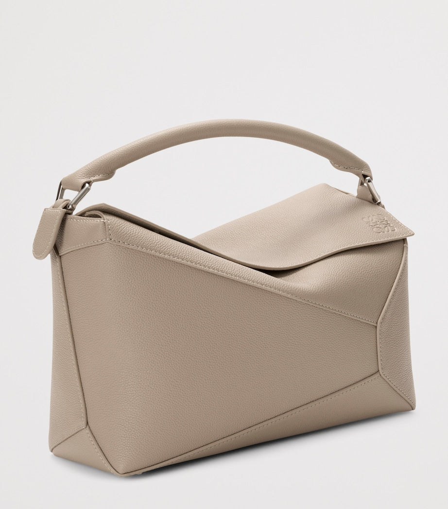 LOEWE Medium Leather Puzzle Edge Top-Handle Bag