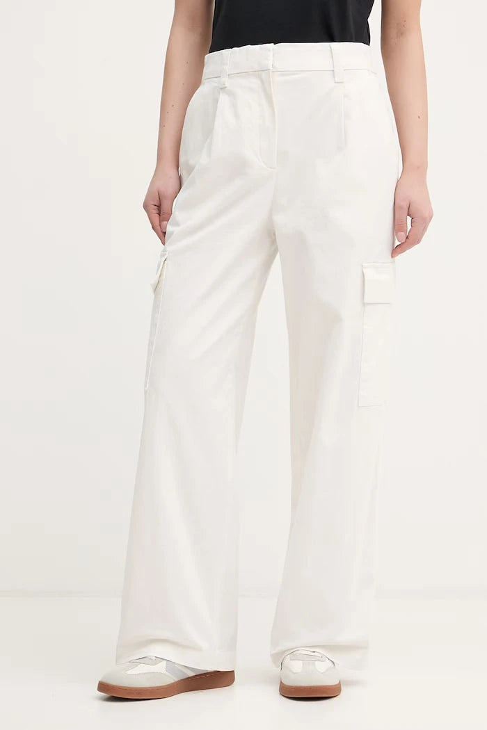 Calvin Klein Jeans pamuklu kadın pantolonu