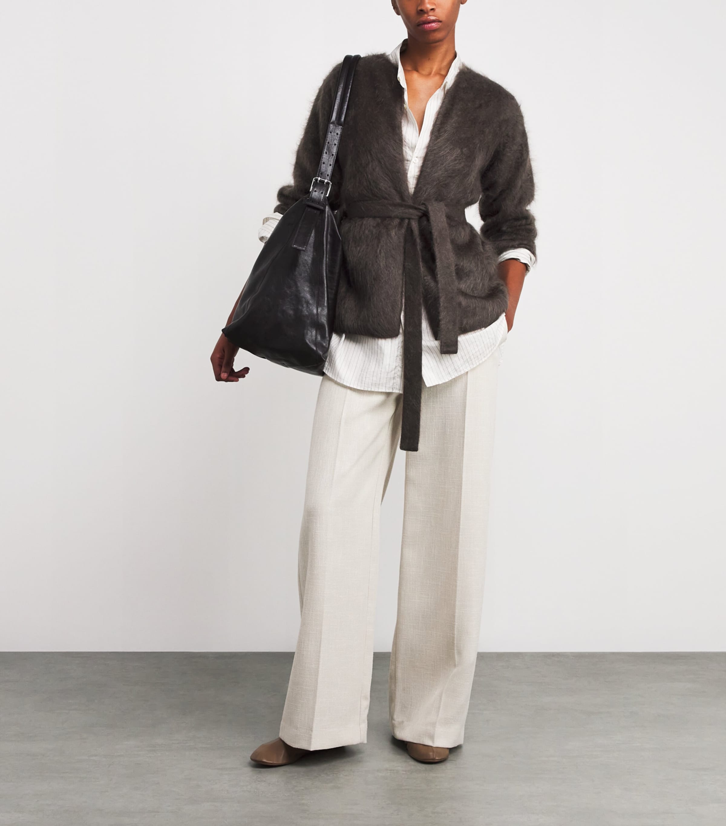 Cashmere Aria Cardigan CHOCOLATE