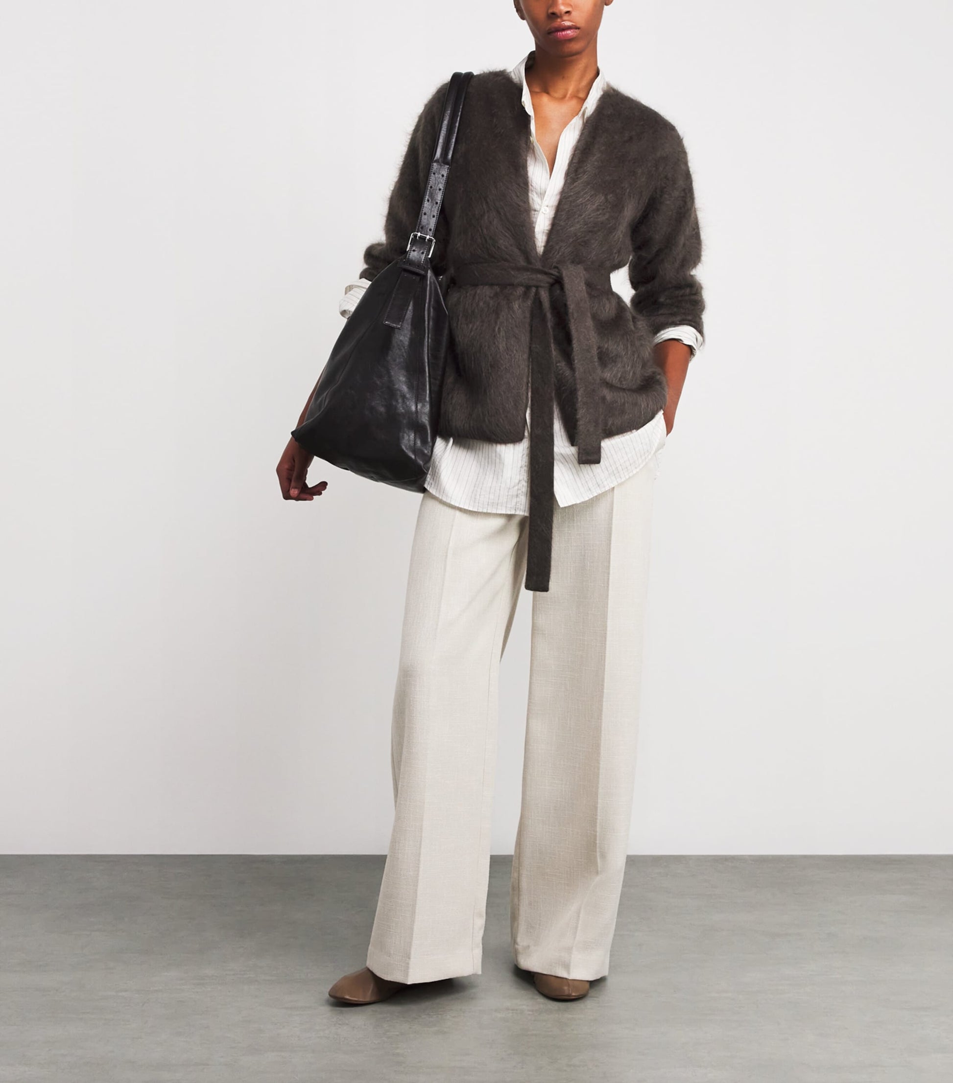 Cashmere Aria Cardigan CHOCOLATE