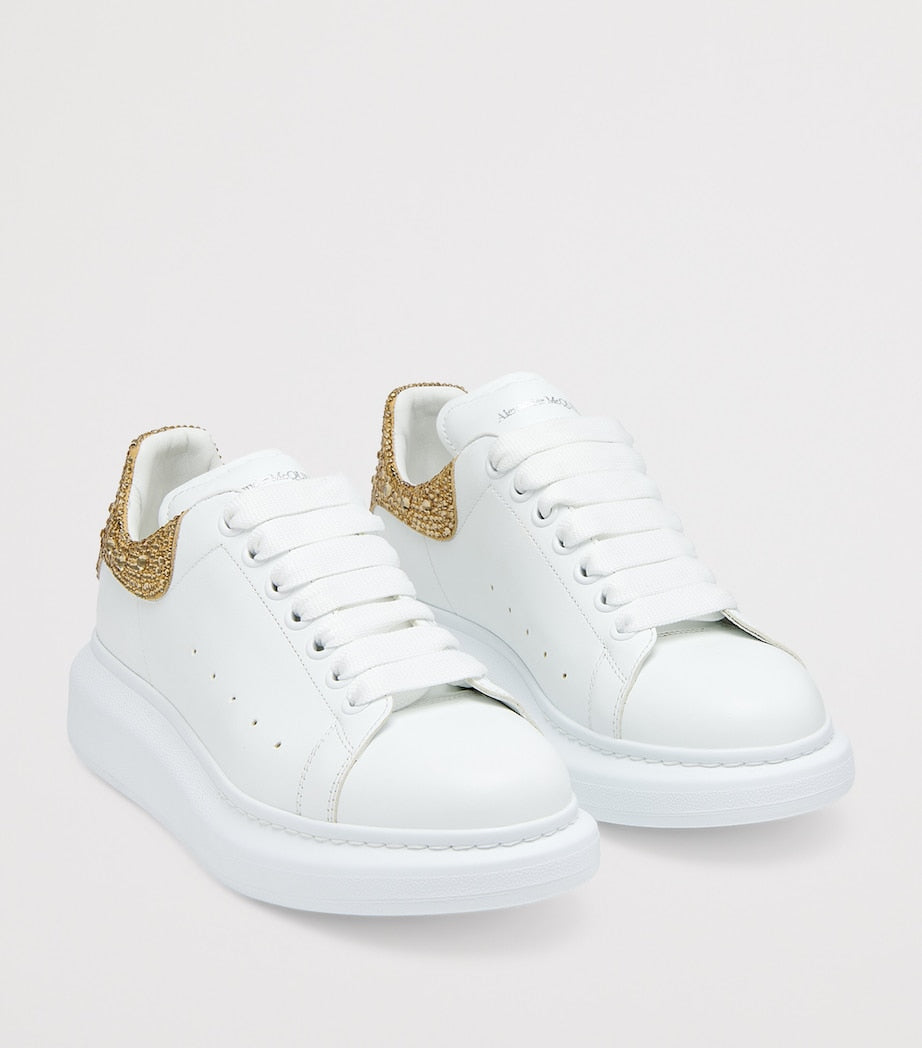 McQueen White Leather Oversized Sneakers