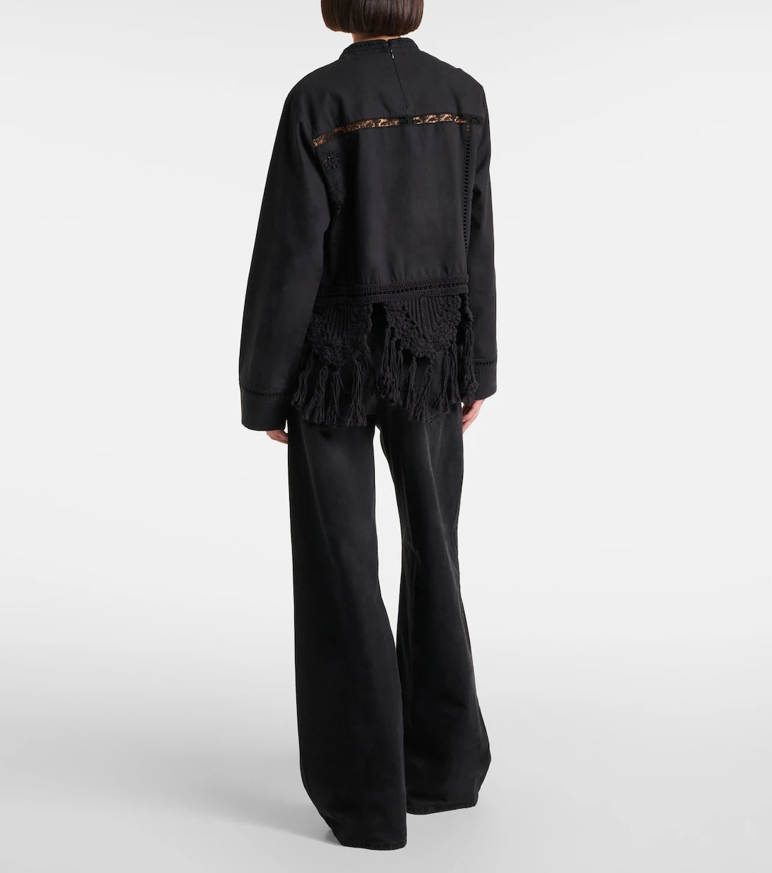 Isabel Marant - Severine open-knit macramé cotton blouse