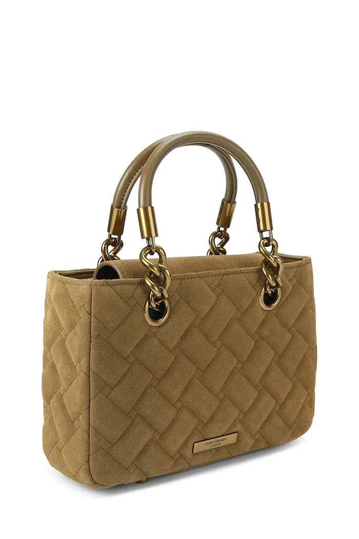 Kurt Geiger London kadın crossbody süet çanta KENSINGTON
