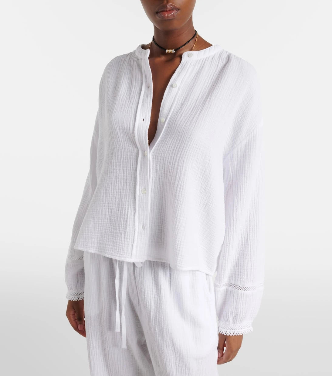 Velvet - Taria cotton muslin shirt