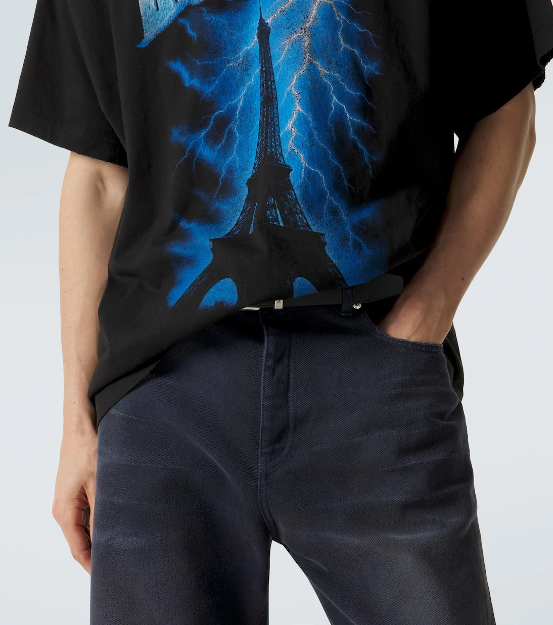 Balenciaga - Printed cotton jersey T-shirt