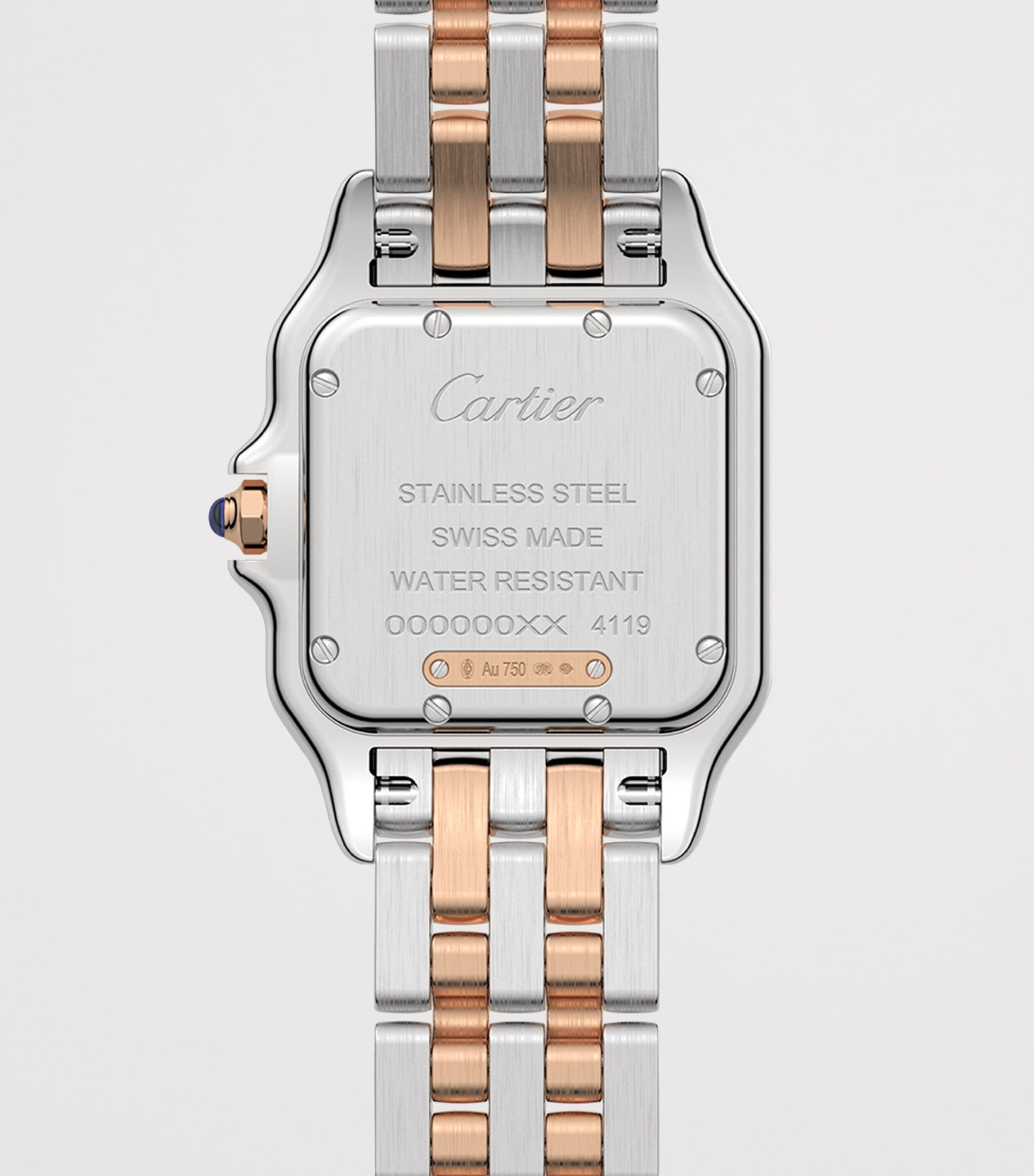 Medium Rose Gold and Diamond Panthère de Cartier Watch 27mm