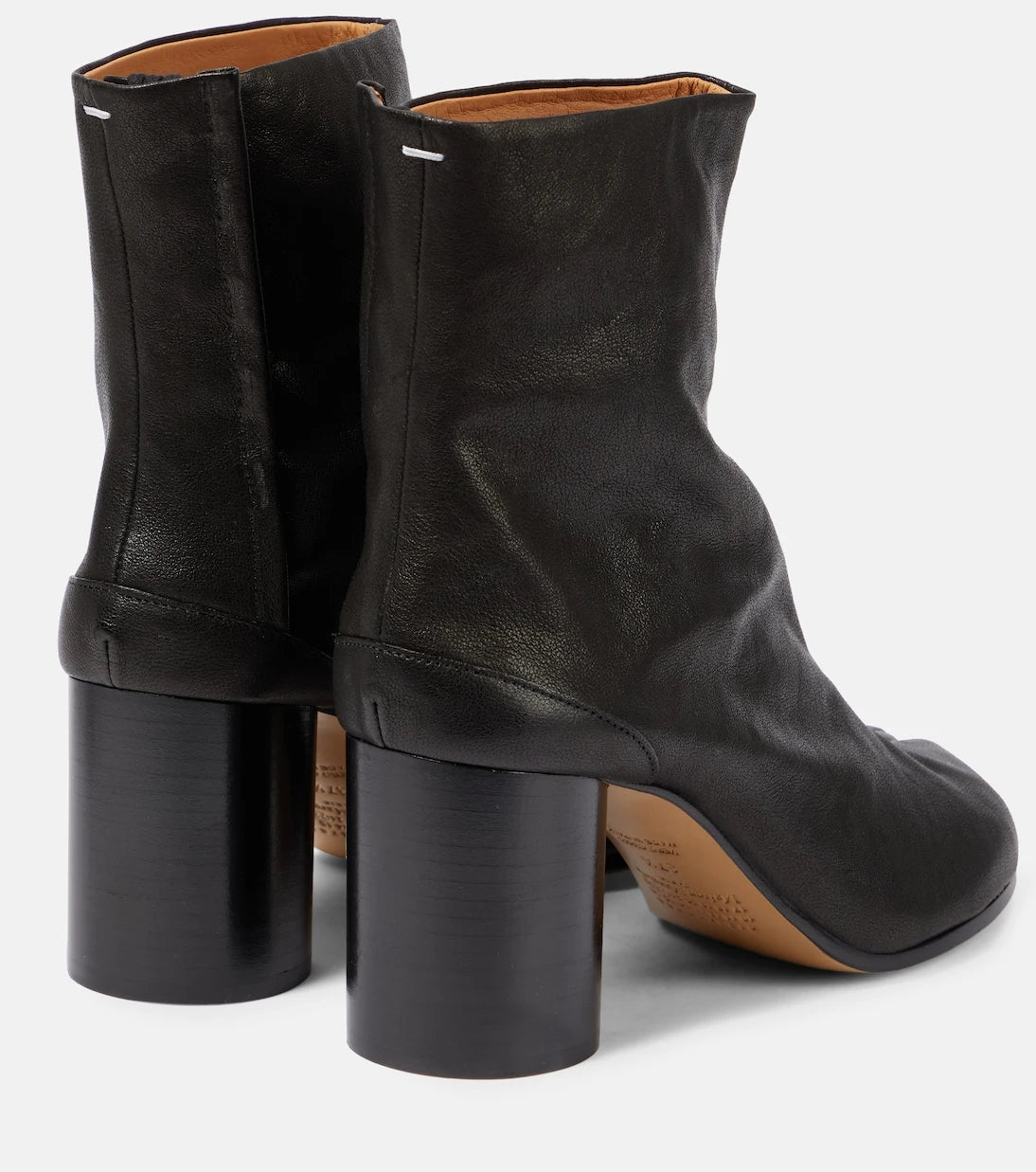 Maison Margiela - Tabi leather ankle boots