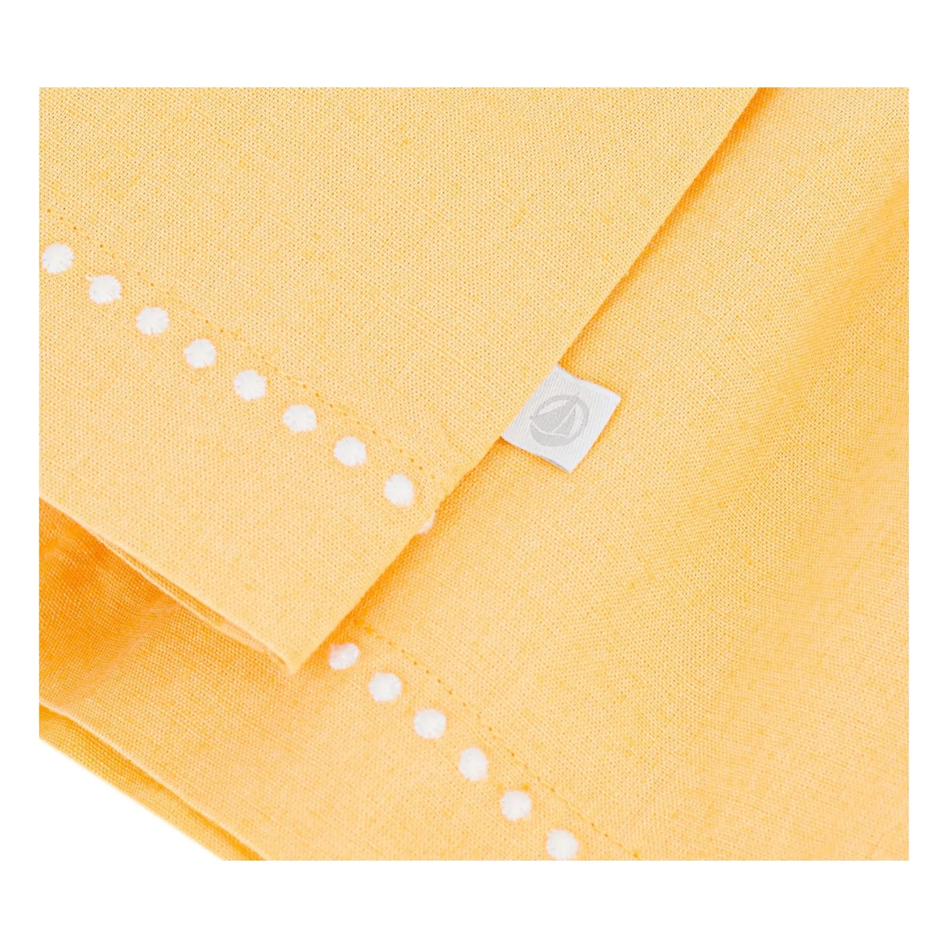 Petit Bateau - Plain Linen Dress | Yellow