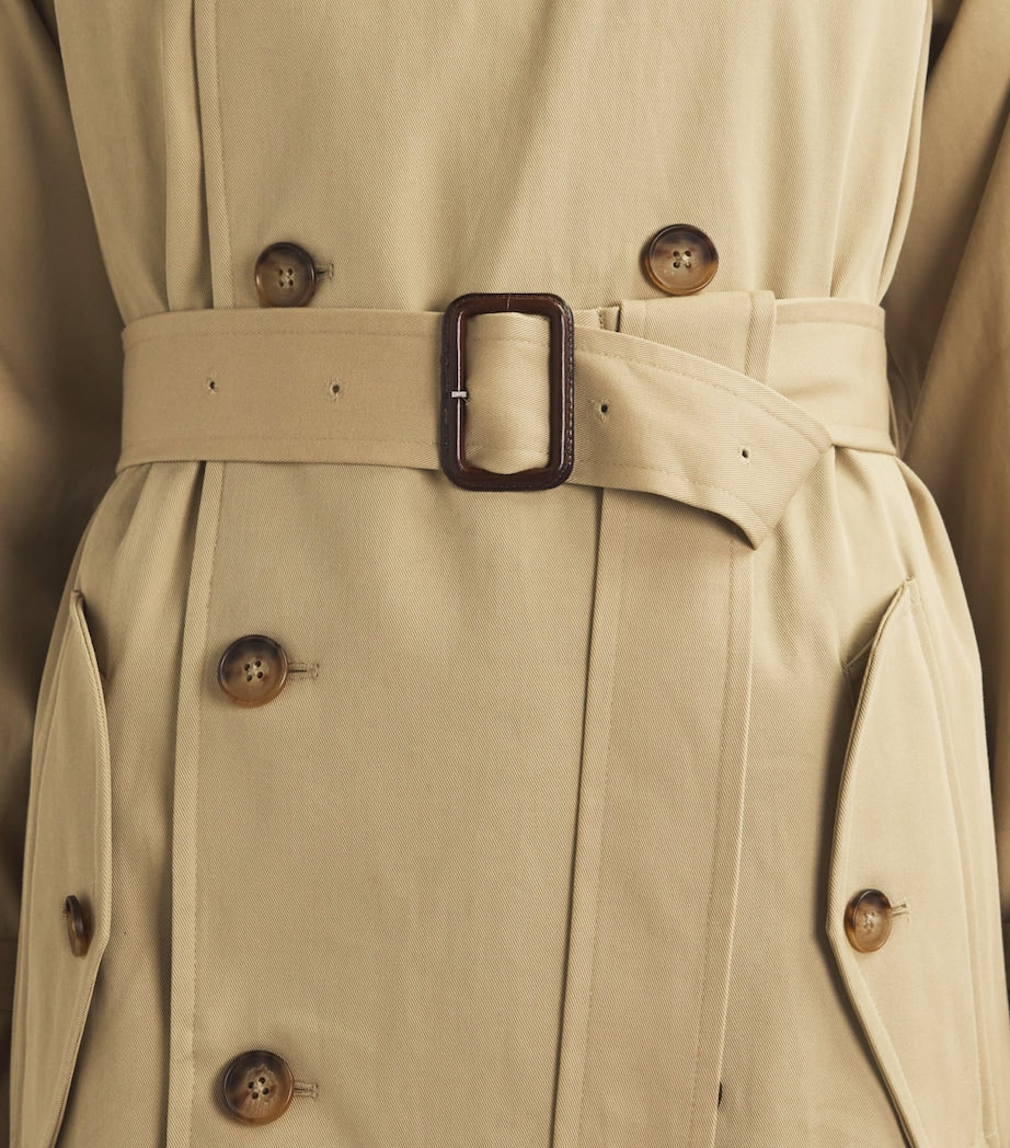 Polo Ralph Lauren Beige Double-Breasted Trench Coat