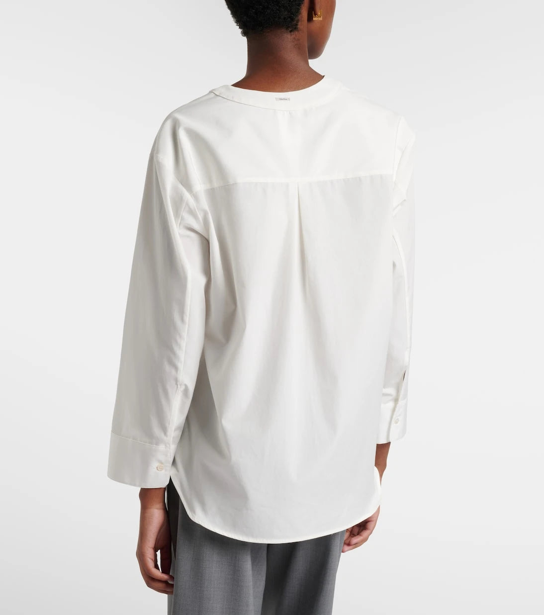 'S Max Mara - Chicca cotton poplin shirt