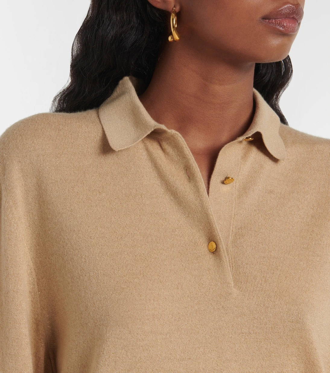 Loro Piana - Luciole cashmere-blend polo sweater