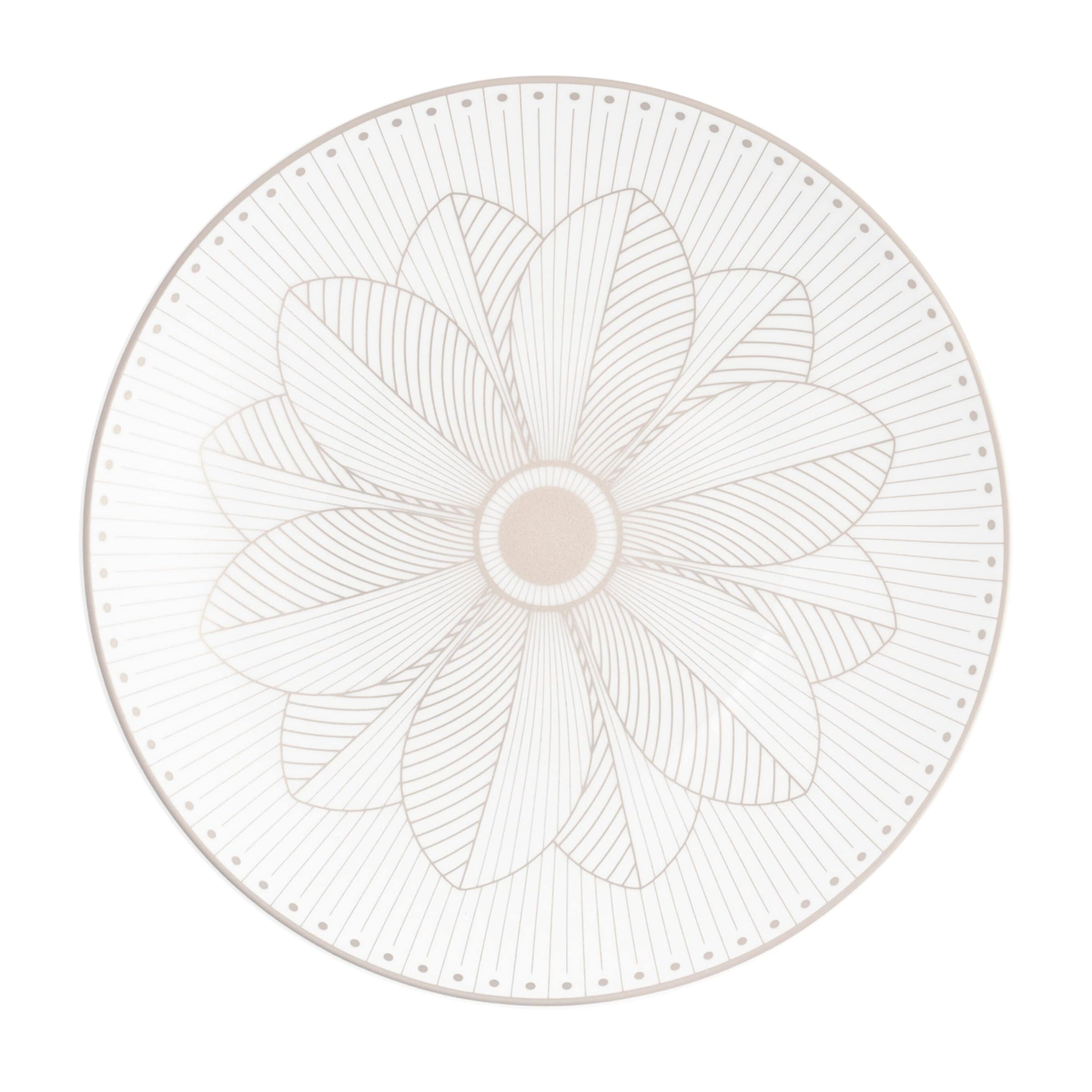 Christofle Porcelain Malmaison Platinum Impériale Bread Plate (16cm)