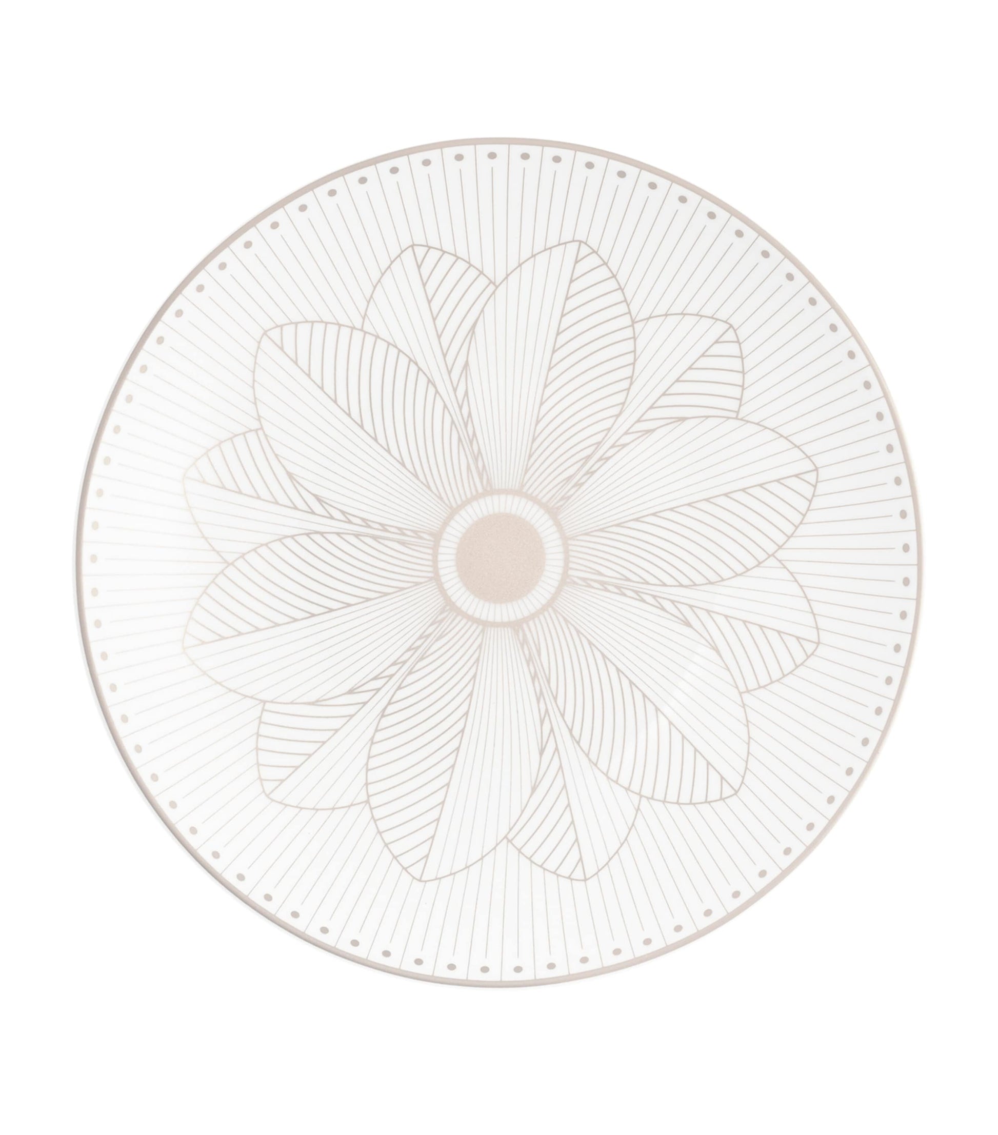 Christofle Porcelain Malmaison Platinum Impériale Bread Plate (16cm)