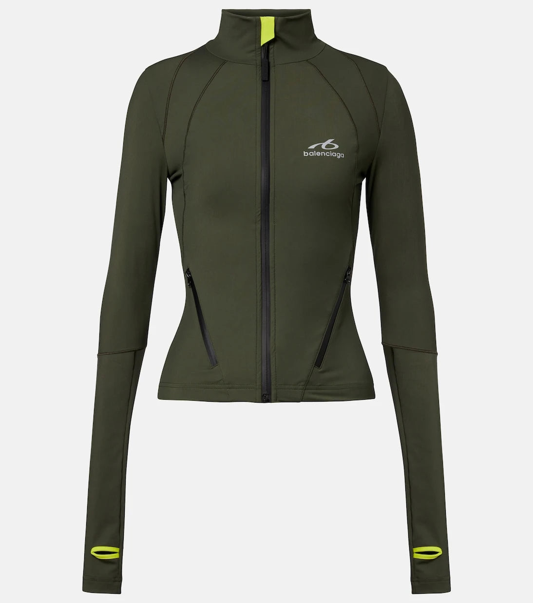 Balenciaga - Logo zip-up top