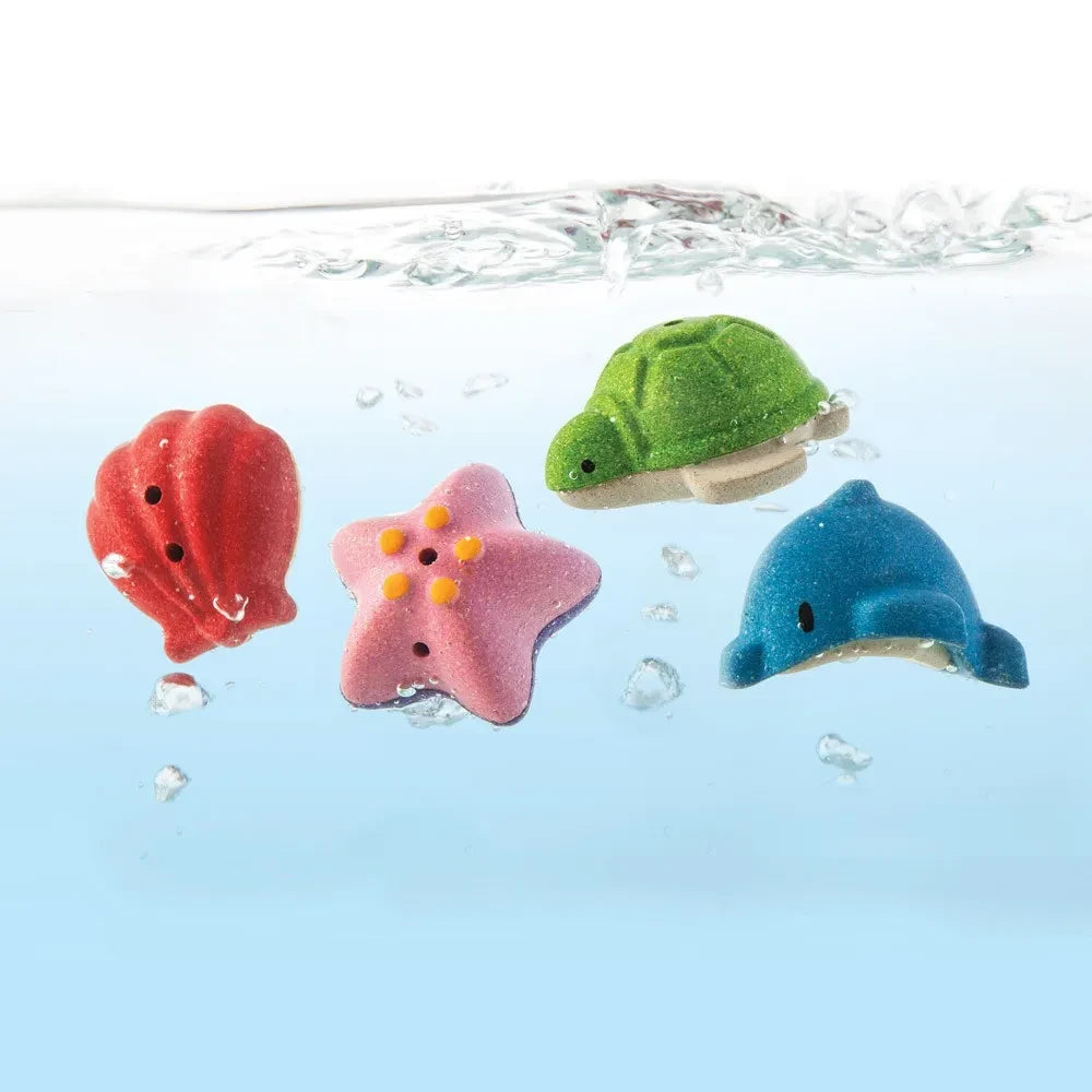 Plan Toys - Bath time marine animals