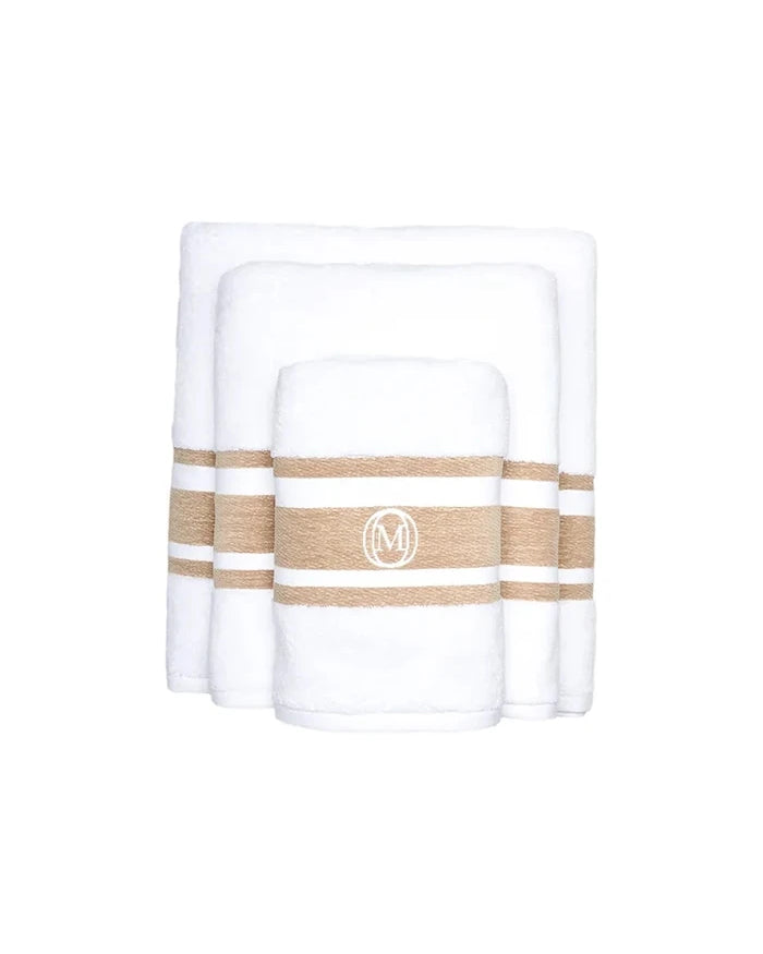 Малка памучна кърпа Officine Monogram Monogram Linea 50 x 100 cm