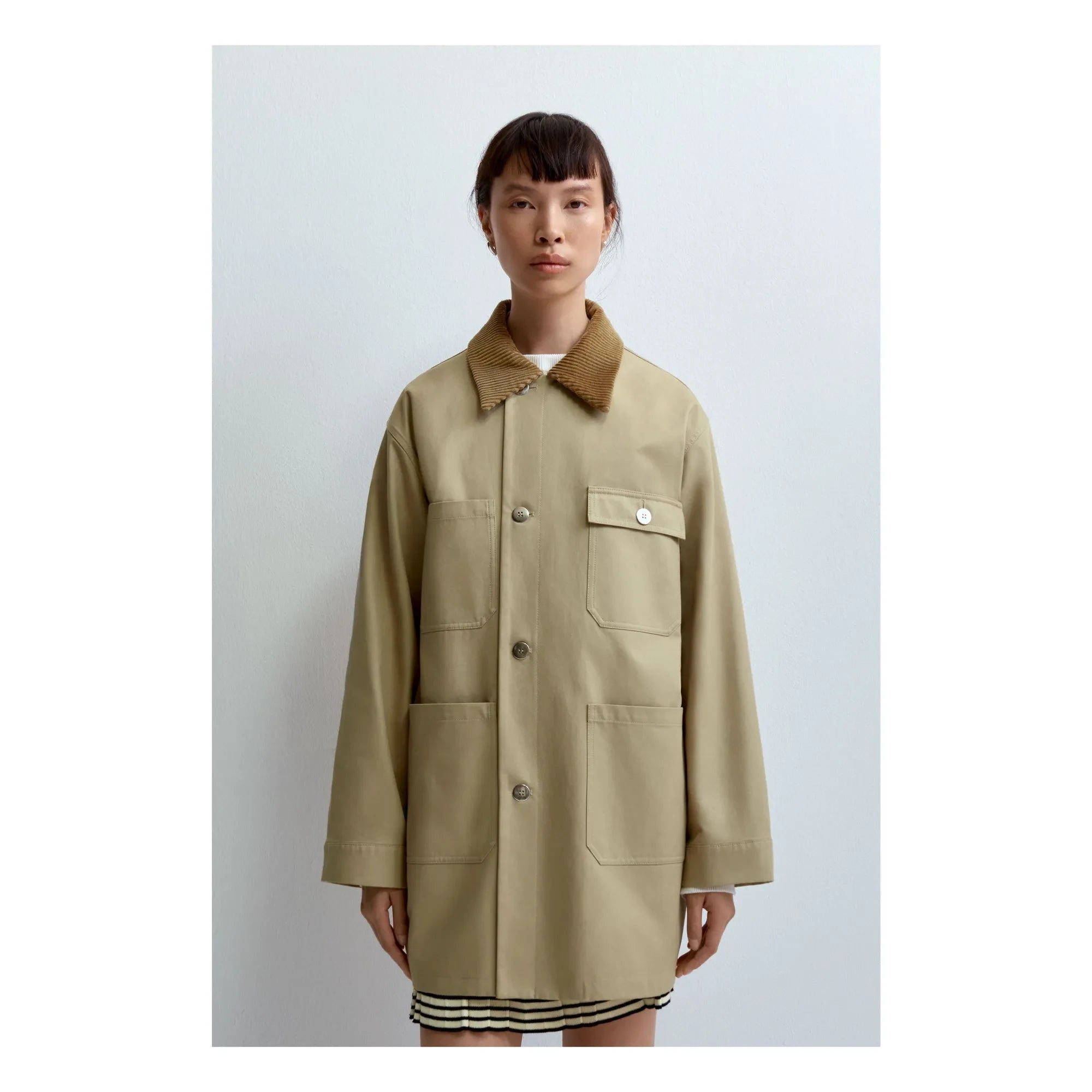 Cordera - Button-down jacket  | Beige