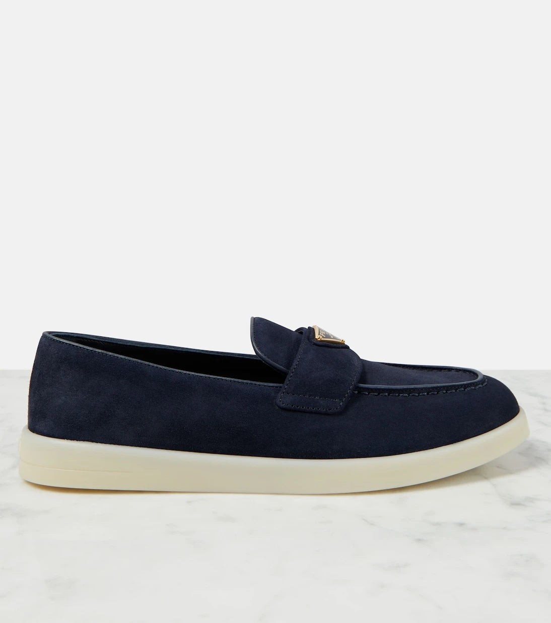 Prada - Saint Tropez suede loafers