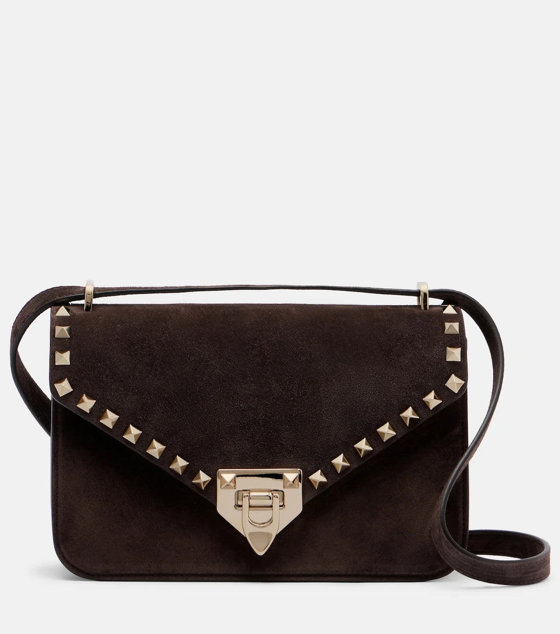Valentino Garavani - Rockstud Small suede tote bag