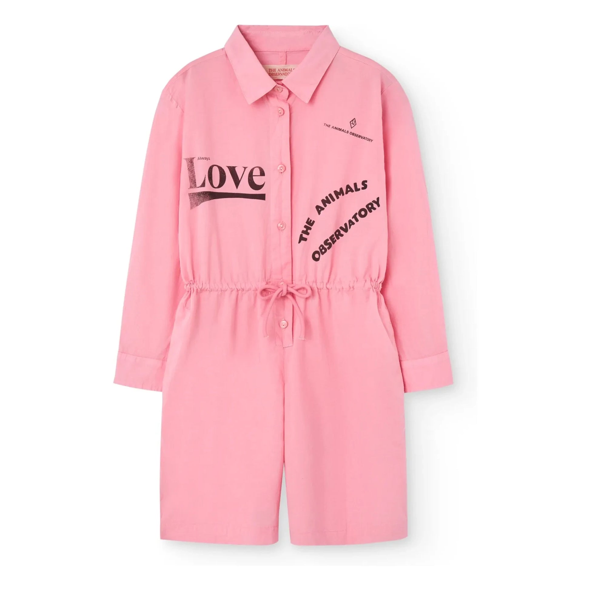 The Animals Observatory - Squirrel Playsuit | Pink