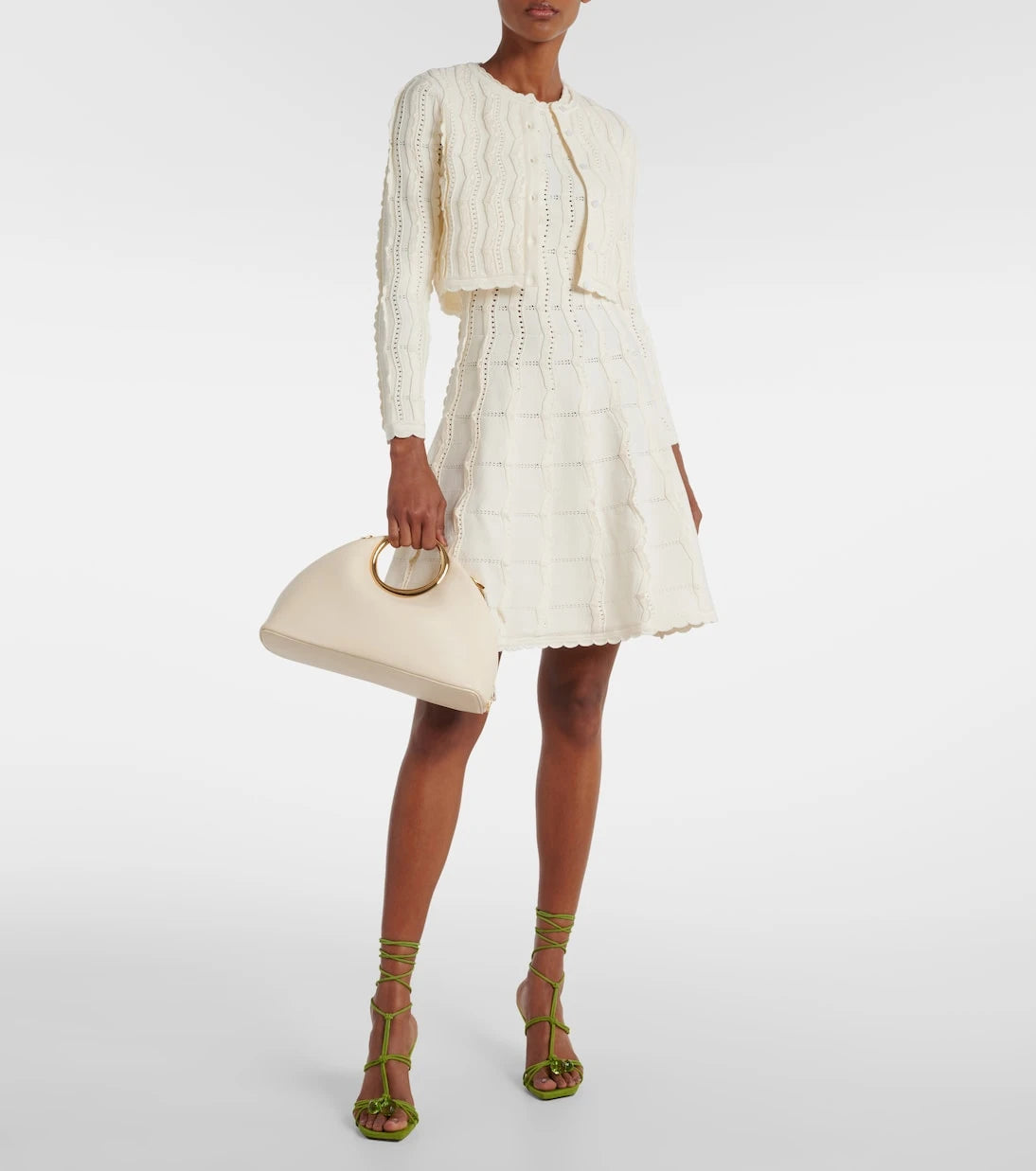 Oscar de la Renta - فستان قصير محبوك