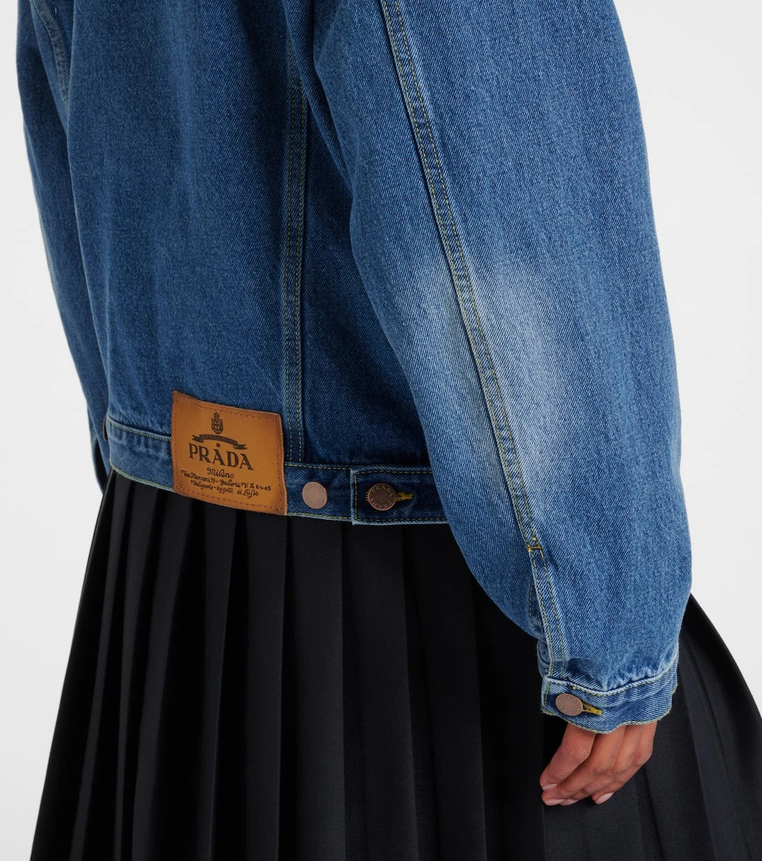 Prada - Oversized denim ceket