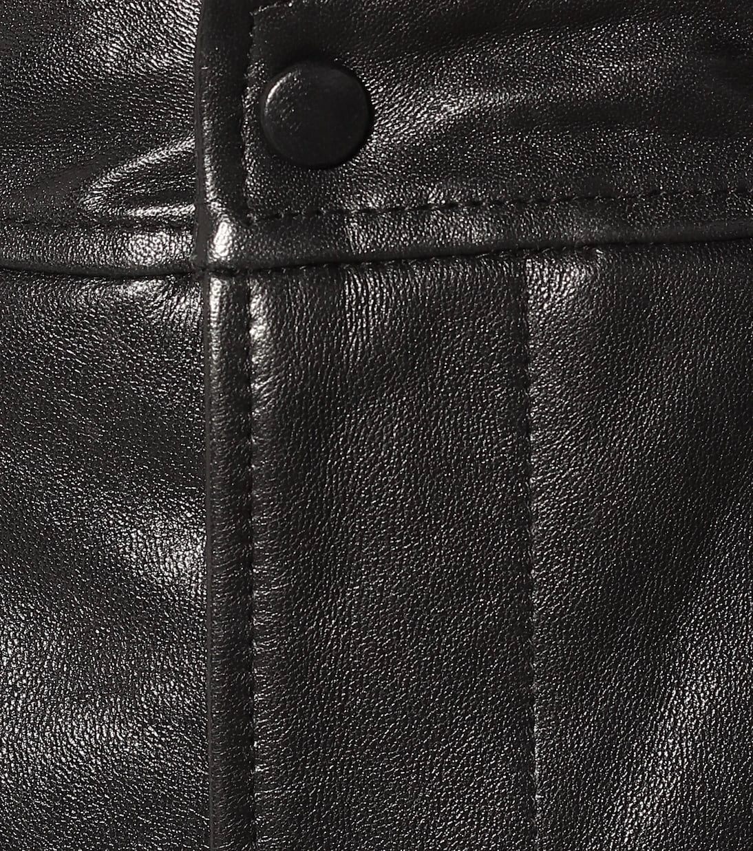 Ganni - Leather shorts