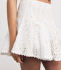 Charo Ruiz Ibiza Ivory Broderie Anglaise Marli Mini Skirt