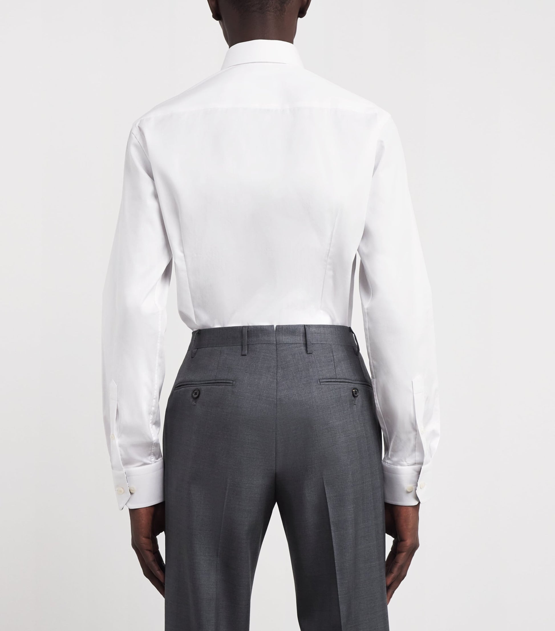 Signature Twill Floral-Trim Shirt