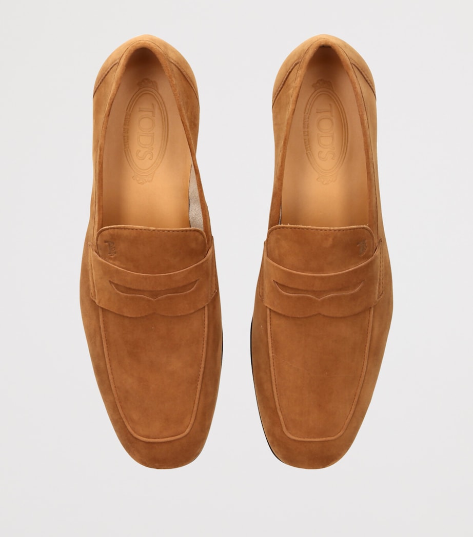 Suede Moccasino Penny Loafers