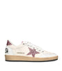 Golden Goose White Leather Ball Star Sneakers