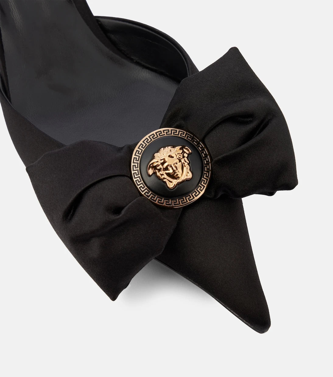 Versace - Alia 45 satin slingback pumps