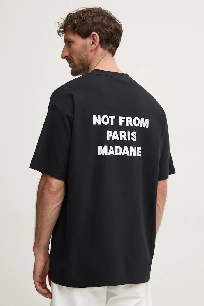 Памучна тениска Drôle de Monsieur Le T-Shirt Slogan