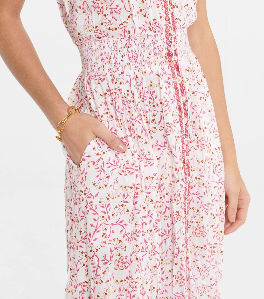 Poupette St Barth - Della floral midi dress